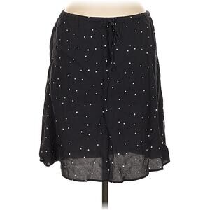 NWT Madewell black skirt with star pattern - size 6